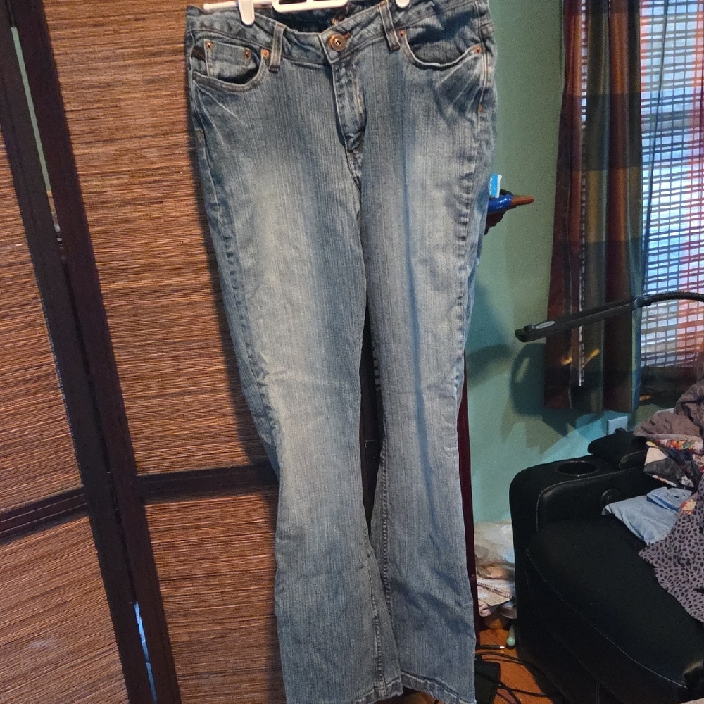 Stylish Light Blue Boot Cut Women's Jeans